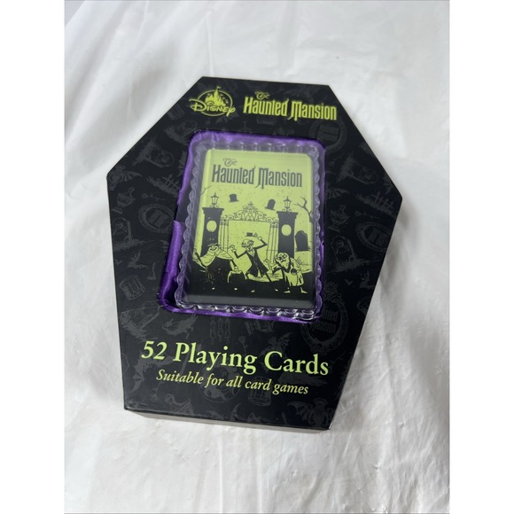 Disney Parks 2021 The Haunted Mansion 52 Playing Cards Set - NIB NEW SEALED - Picture 1 of 7